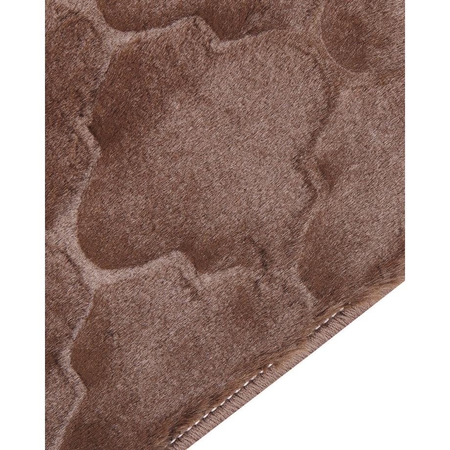 Beliani Tapis en fausse fourrure en Polyester Moderne GHARO  