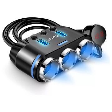 Multiprise Allume Cigare 100W + 2x USB