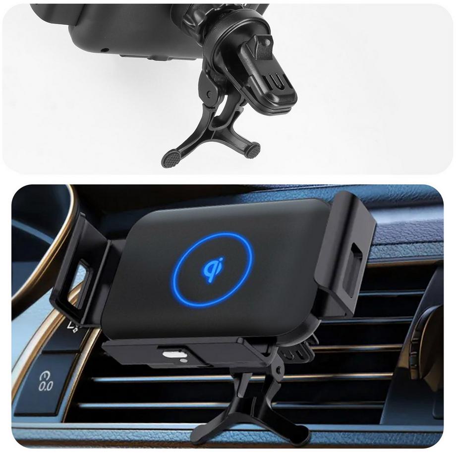 Avizar  Autohalterung 10W QI-Ladegerät Schwarz 
