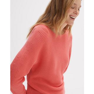 OPUS  Baumwoll Pullover Perlufa gerader Schnitt 