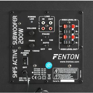 Fenton  SHFS08B 8 Subwoofer zu SHFB658B 