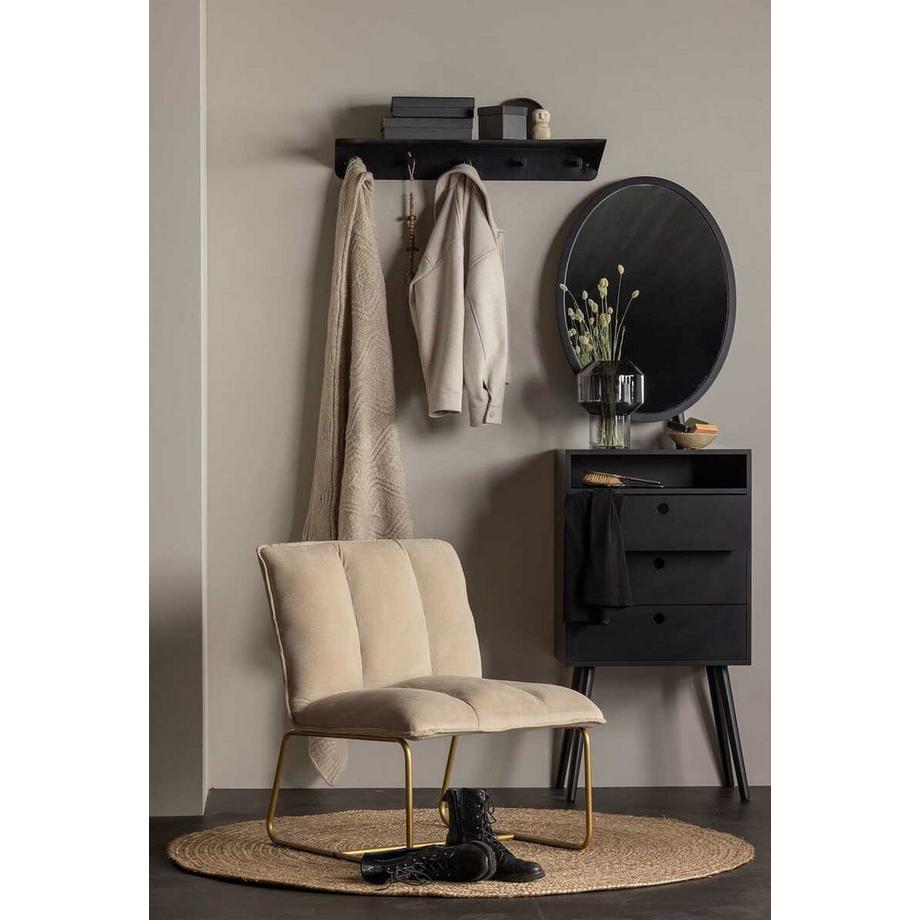 mutoni Sessel Fie Ribcord sand  