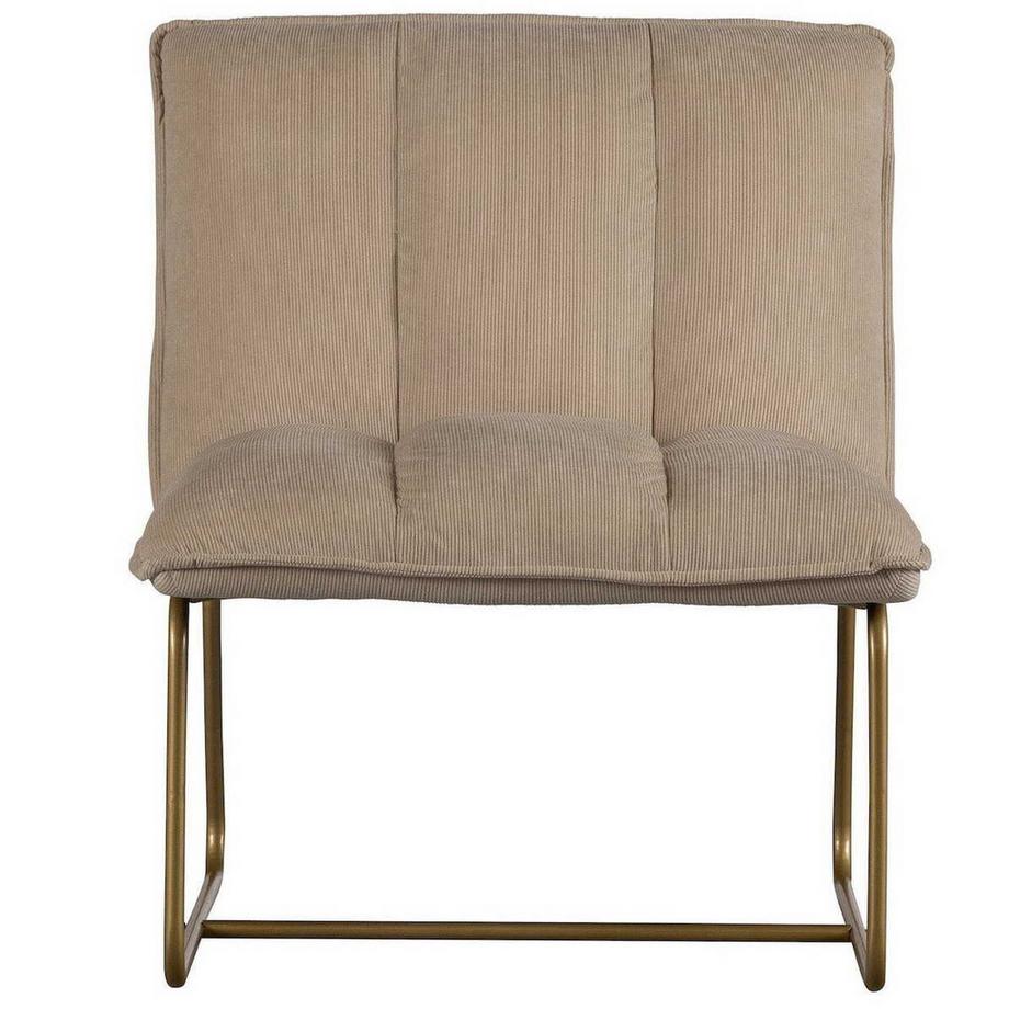 Sessel Fie Ribcord sand