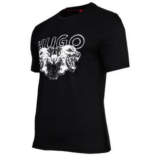 HUGO Durro Graphic Print Comfort Fit T-shirt 1 Pack  