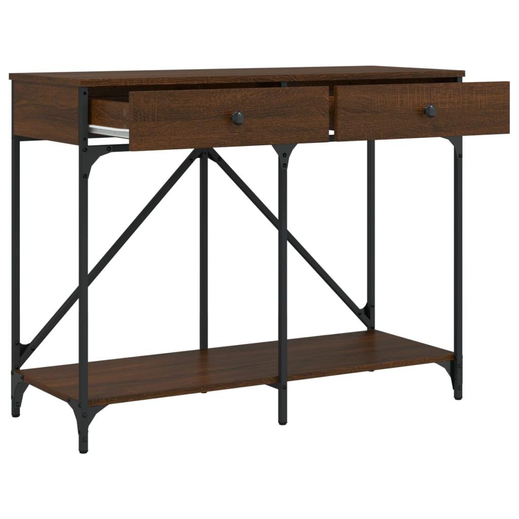 VidaXL Table console bois d'ingénierie  