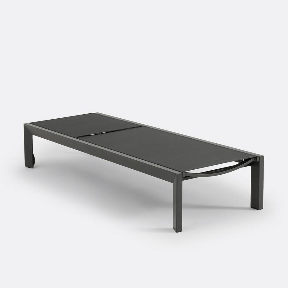 La Redoute Intérieurs Bain de soleil aluminium et textilène  