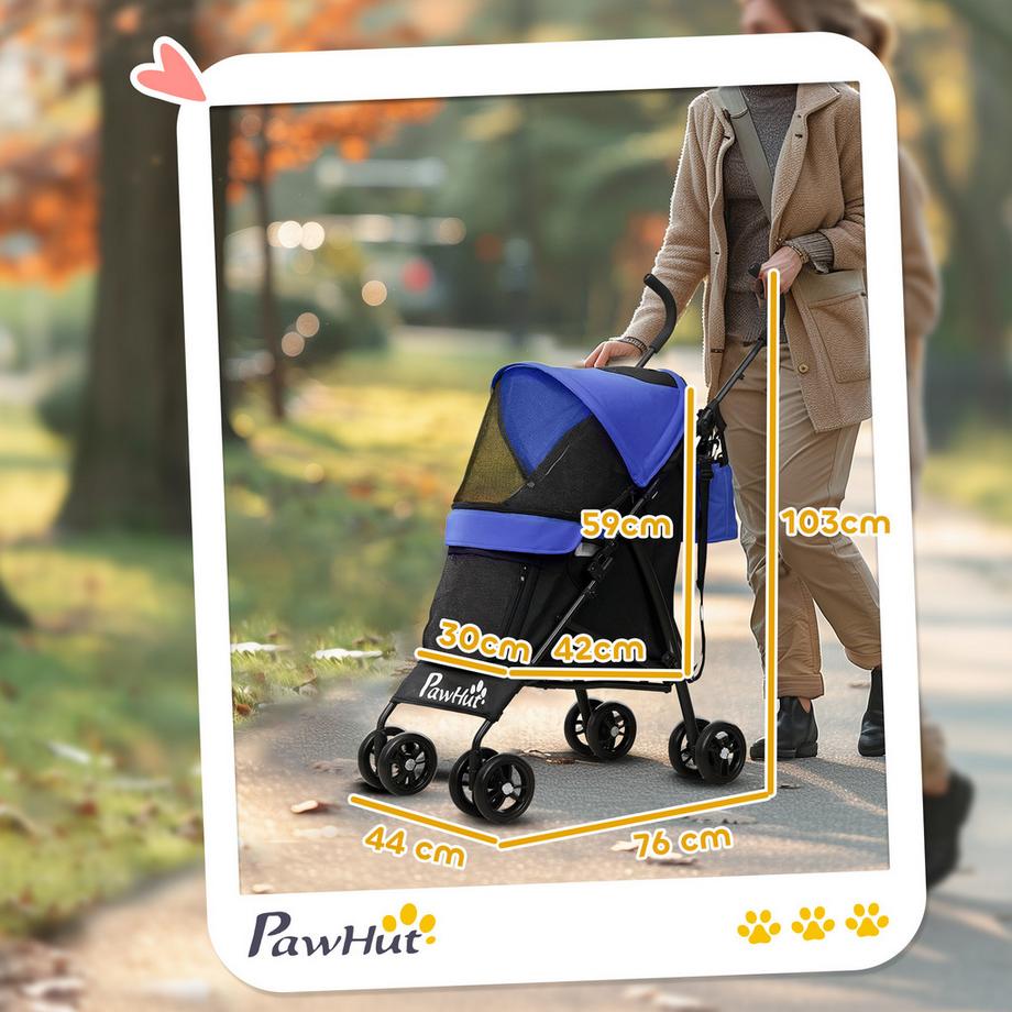 PawHut  Chariot pour chien 