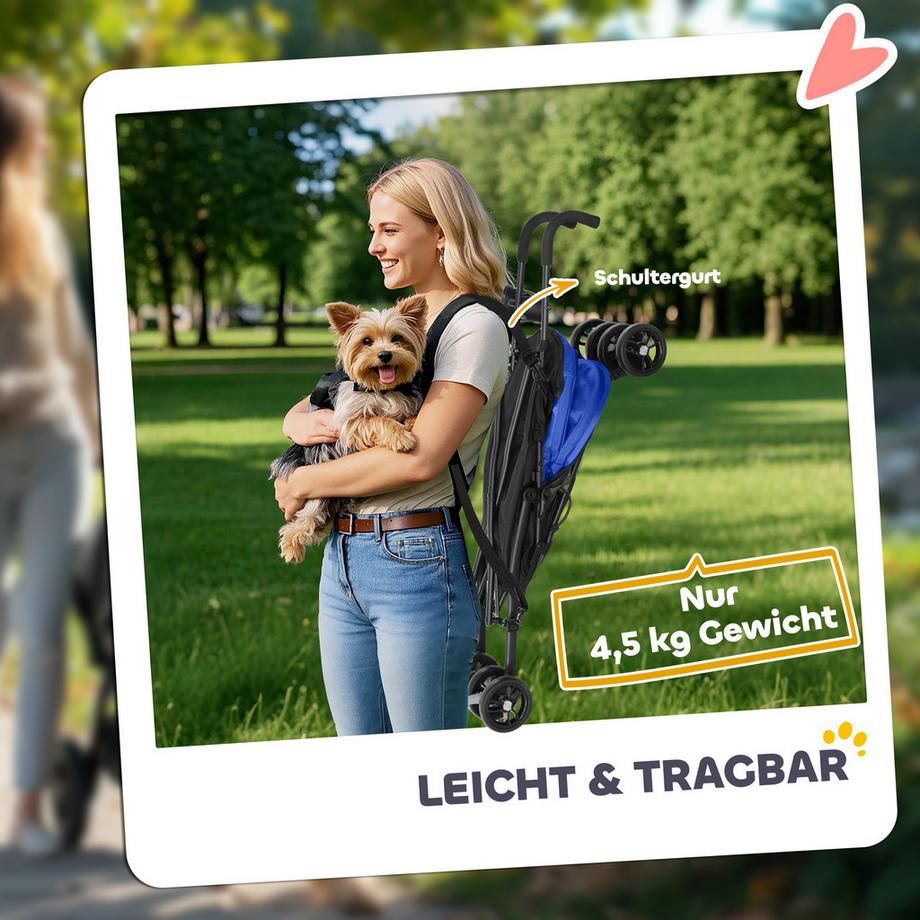 PawHut  Chariot pour chien 