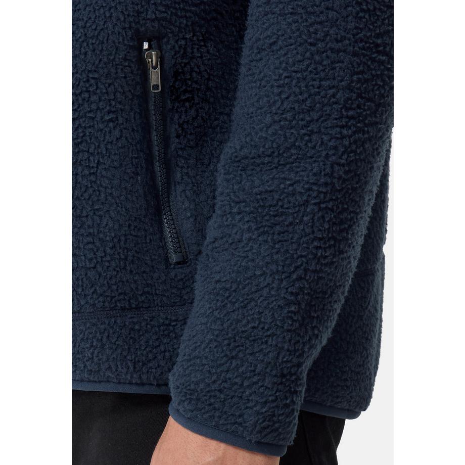 CASH-MERE.CH Retro Fleece Jacke Recyceltes Polyester  