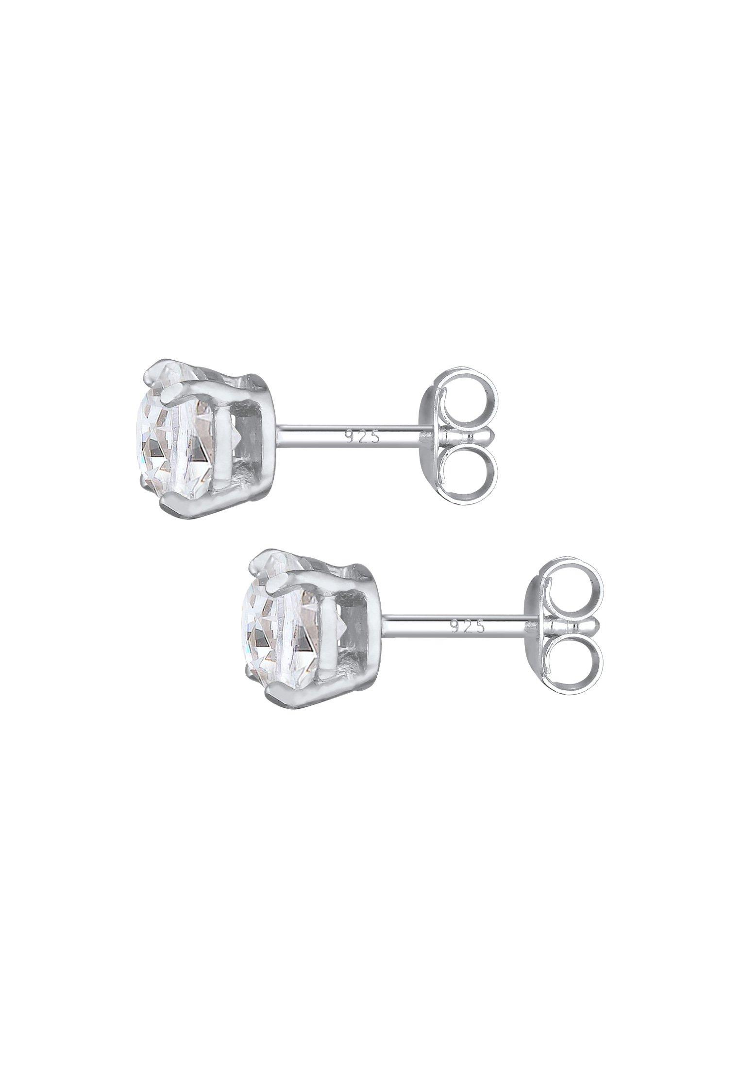 Kuzzoi  Boucles d'Oreilles Géo Minimal Cristaux 