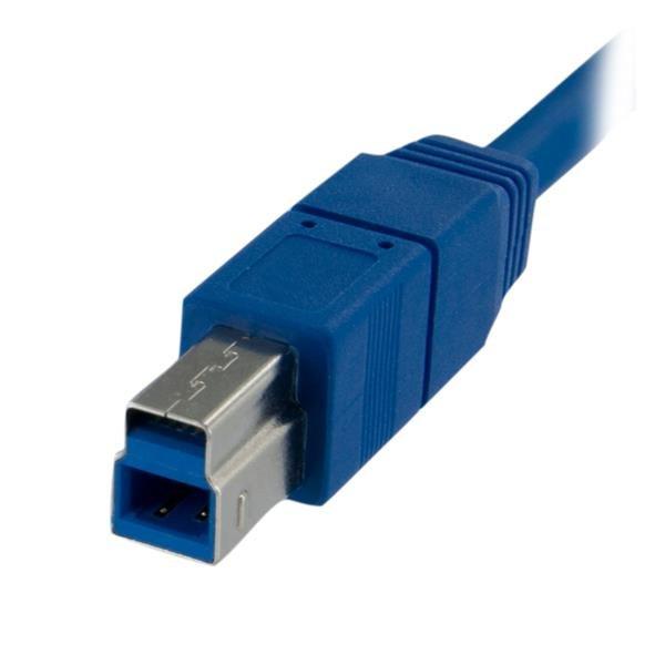 STARTECH.COM  Câble SuperSpeed USB 3.0 A vers B de 1m - Mâle / Mâle - Bleu 