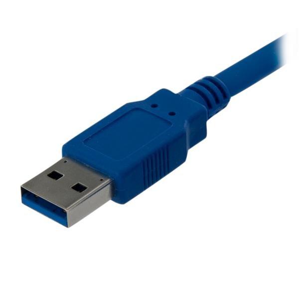 STARTECH.COM  Câble SuperSpeed USB 3.0 A vers B de 1m - Mâle / Mâle - Bleu 