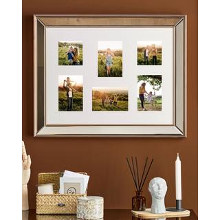 Beliani Cornice per 6 foto en Vetro Glamour DABOLA  