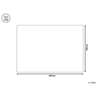 Beliani Tagesdecke aus Polyester RAYEN  