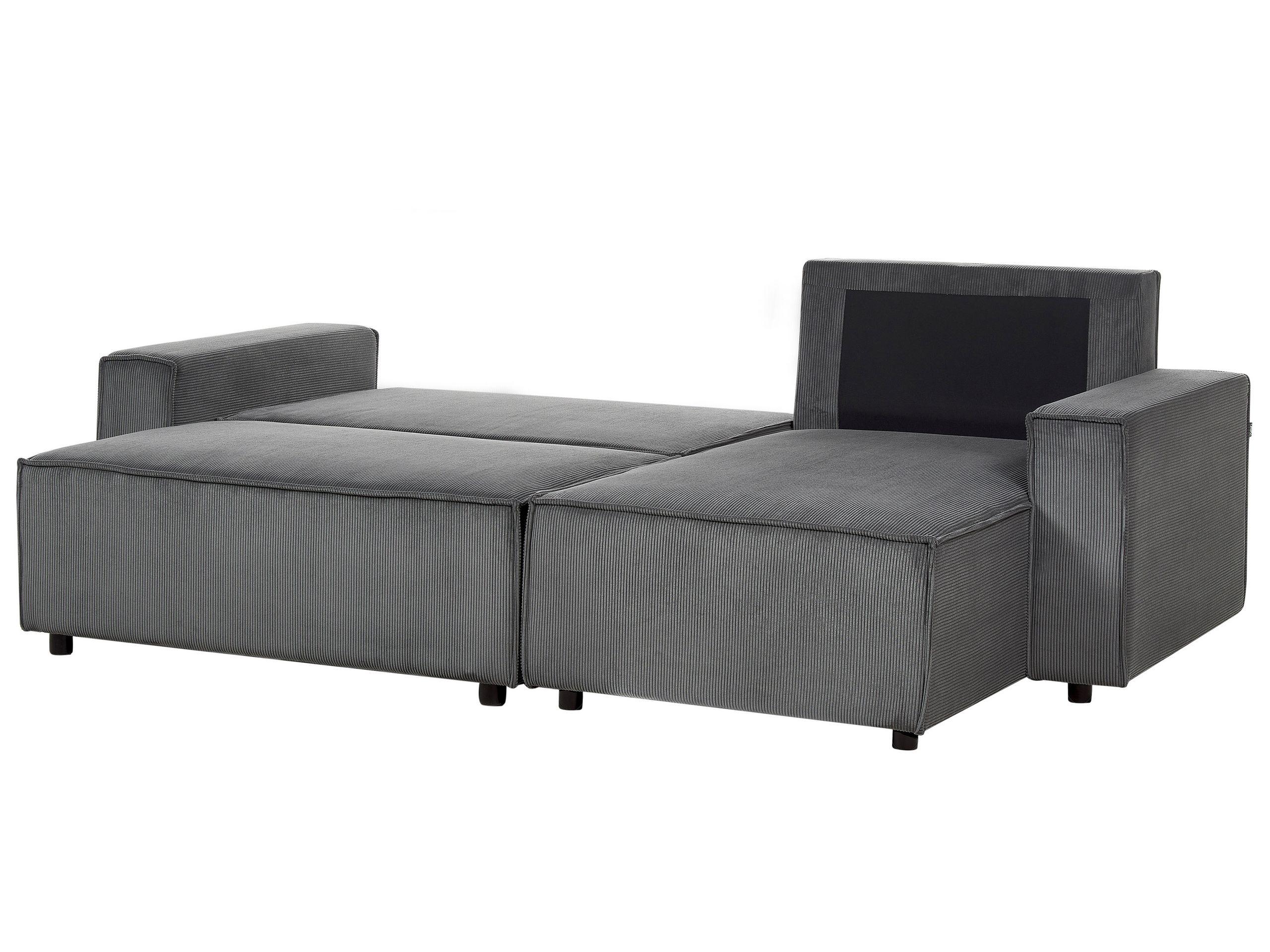 Beliani Schlafsofa aus Cord Modern ABACKA  