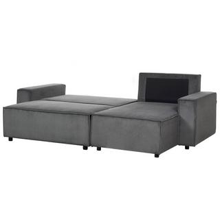 Beliani Schlafsofa aus Cord Modern ABACKA  