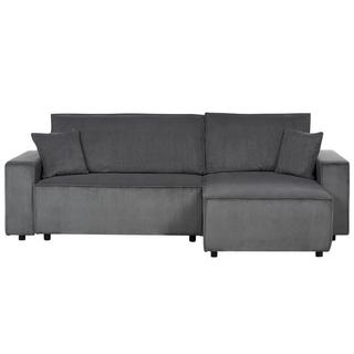 Beliani Schlafsofa aus Cord Modern ABACKA  