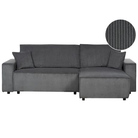 Beliani Schlafsofa aus Cord Modern ABACKA  