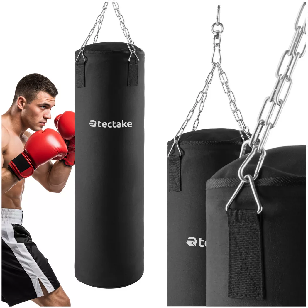 tectake Punching Bag in Black