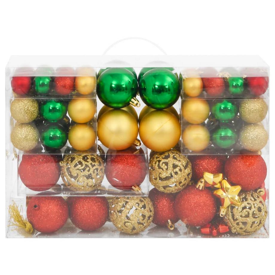 VidaXL Ensemble de boule de noël polystyrène  