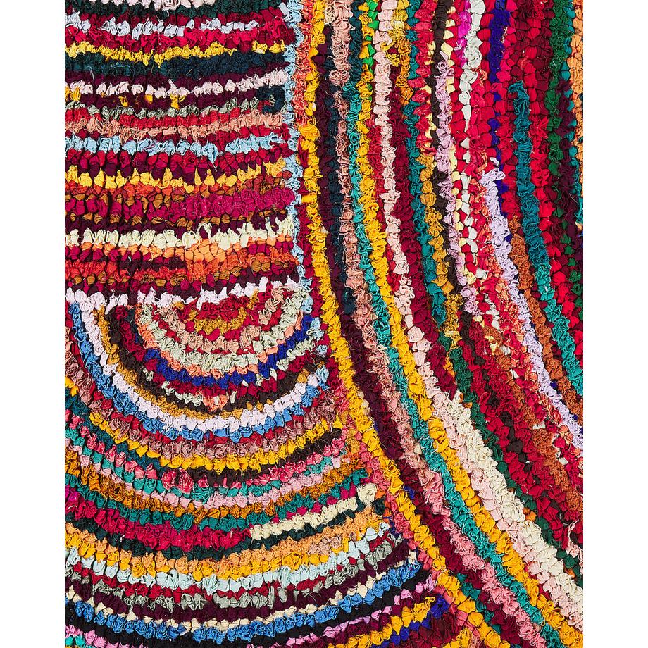 Beliani Teppich aus Baumwolle Boho KOZAN  