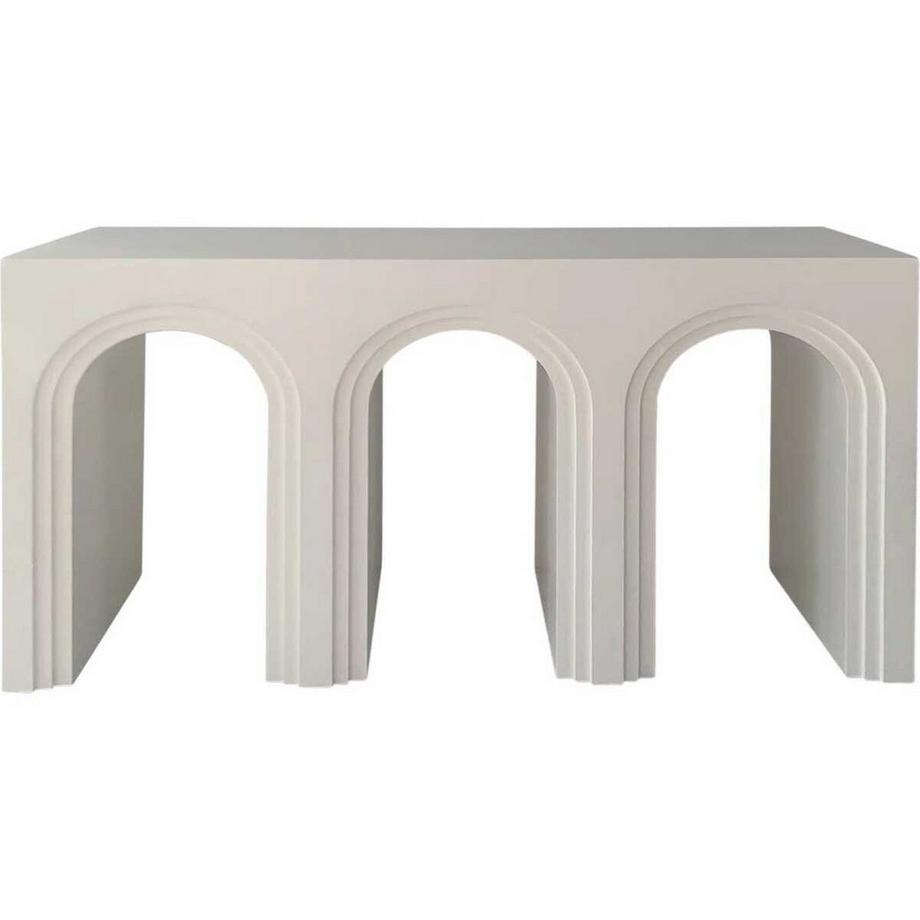 mutoni Console Rhome Twin blanc 140x80  
