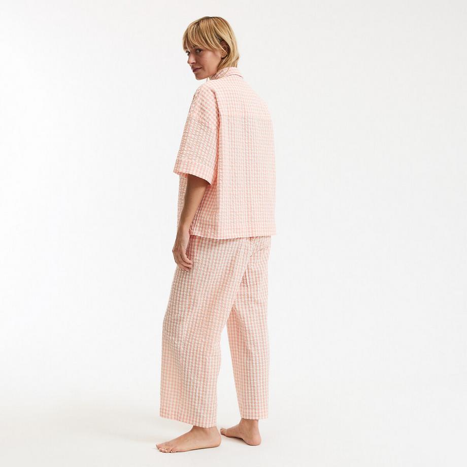 La Redoute Collections Seersucker Check Pyjama  