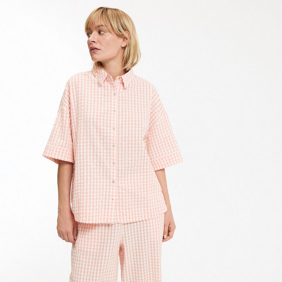 La Redoute Collections Seersucker Check Pyjama  