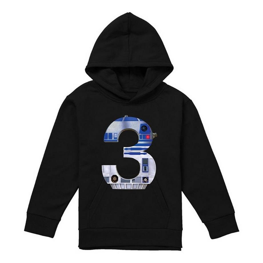 3 Felpa Con Cappuccio R2d2