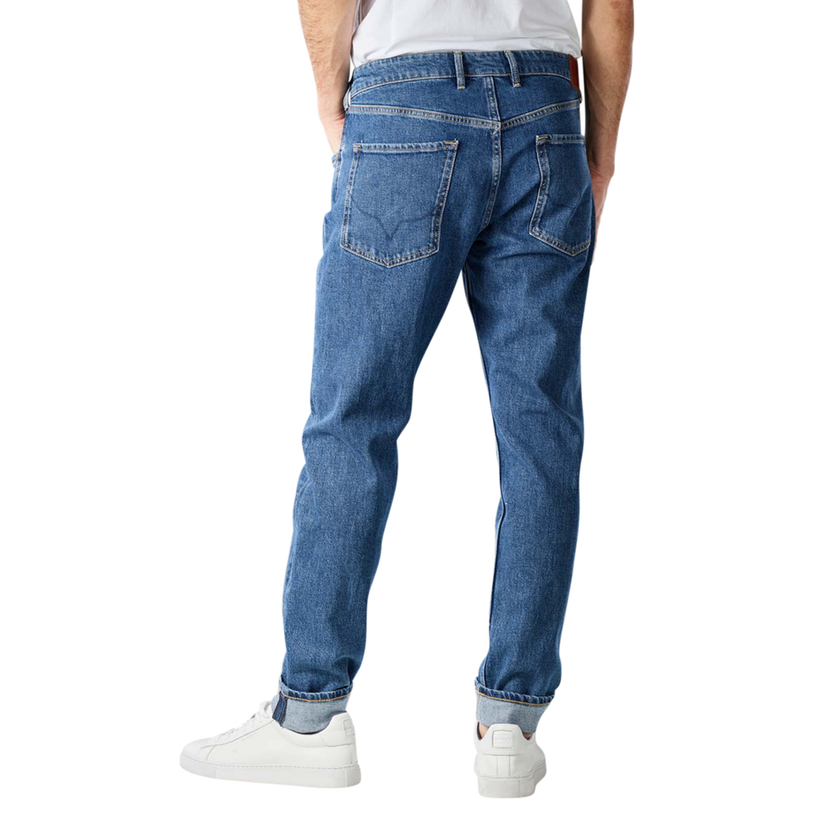 Pepe Jeans London Callen Tapered Fit Cropped Used Jeans  