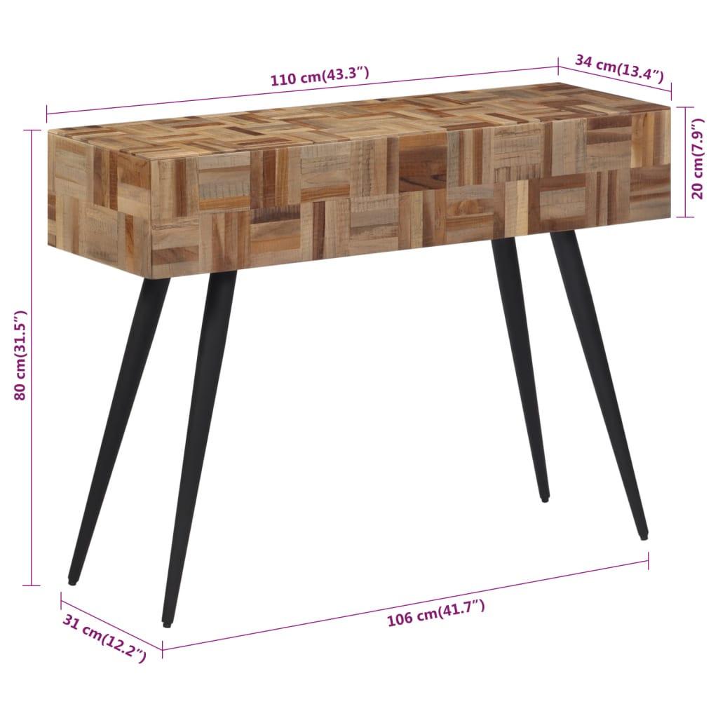 VidaXL Table console teck  