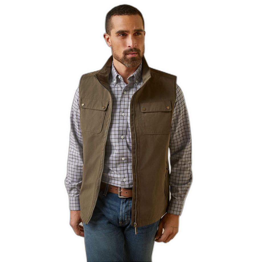veste imperméabe sans manche  argentium