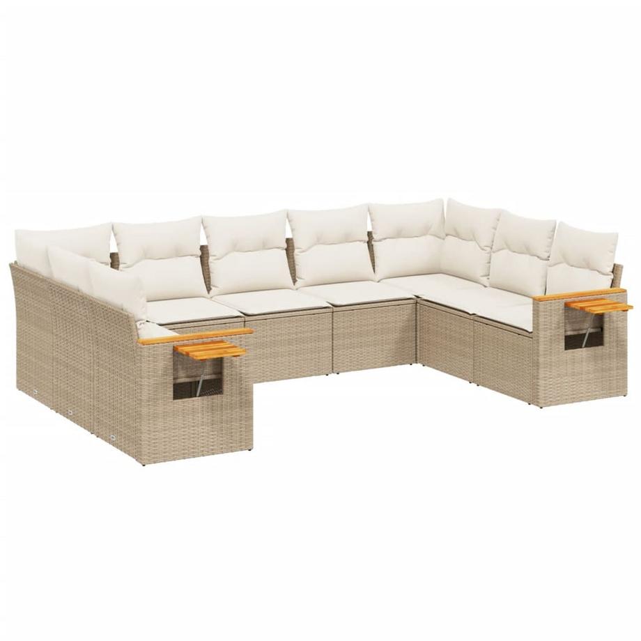 set divano da giardino Polirattan