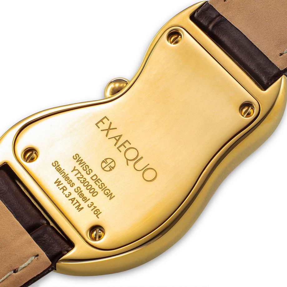 Exaequo  Classic Melting Uhr Edelstahluhr - PVD 