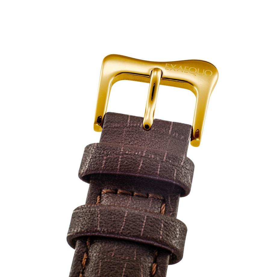 Exaequo  Classic Melting Uhr Edelstahluhr - PVD 