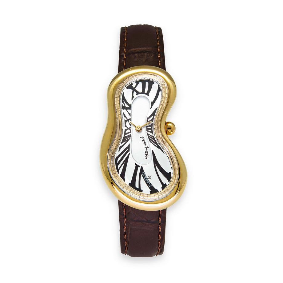 Classic Melting Uhr Edelstahluhr - PVD