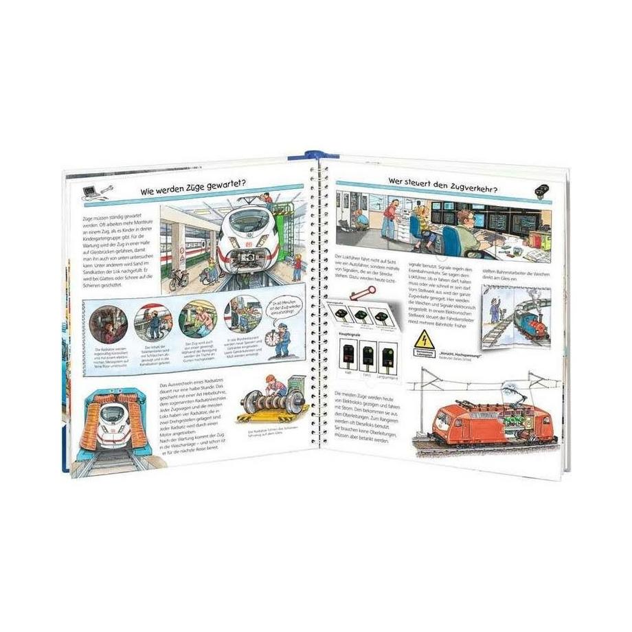 Wieso? Weshalb? Warum?, Band 8: Alles über die Eisenbahn Mennen, Patricia; Metzger, Wolfgang (Illustrationen) Couverture rigide 