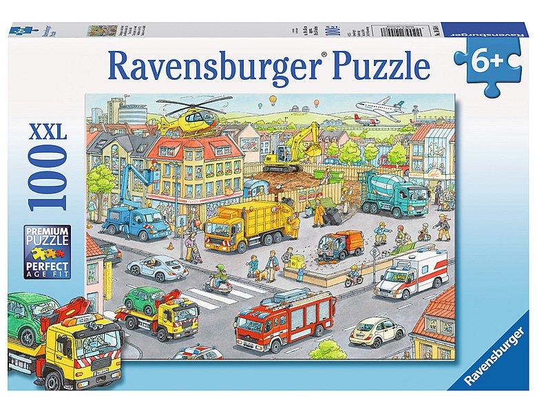 Ravensburger  Ravensburger puzzle Les véhicules de la ville 100p 