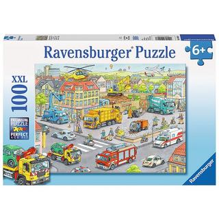 Ravensburger  Ravensburger puzzle Les véhicules de la ville 100p 