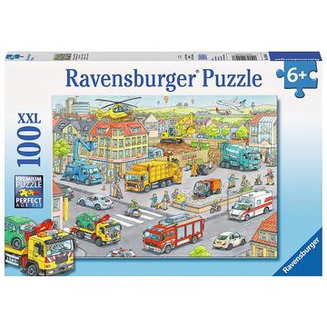 Ravensburger puzzle Les véhicules de la ville 100p