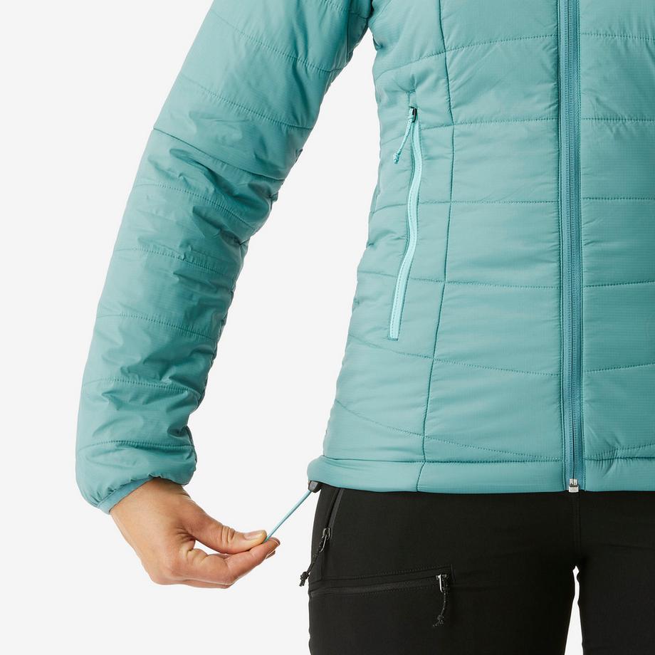 FORCLAZ MT100 Giacca Imbottita con Cappuccio Trekking Montagna  