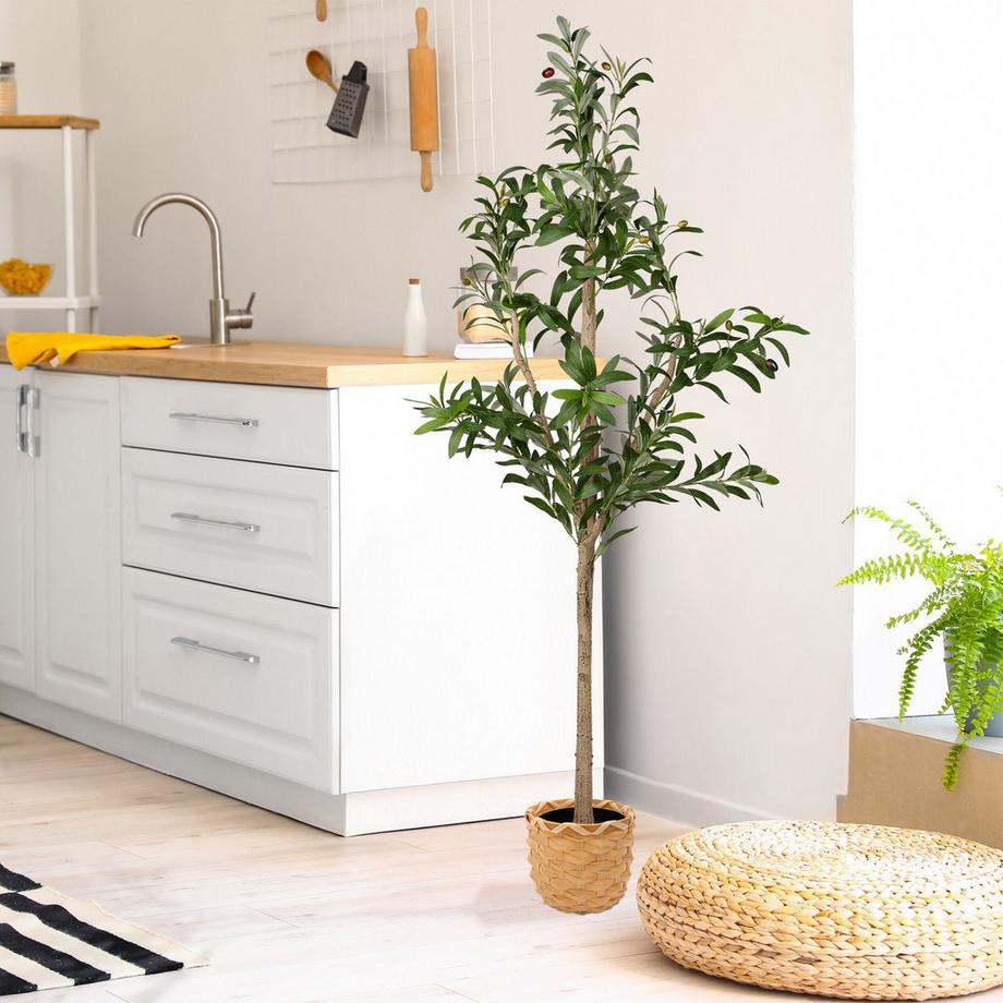 Northix Künstlicher Olivenbaum im Topf  