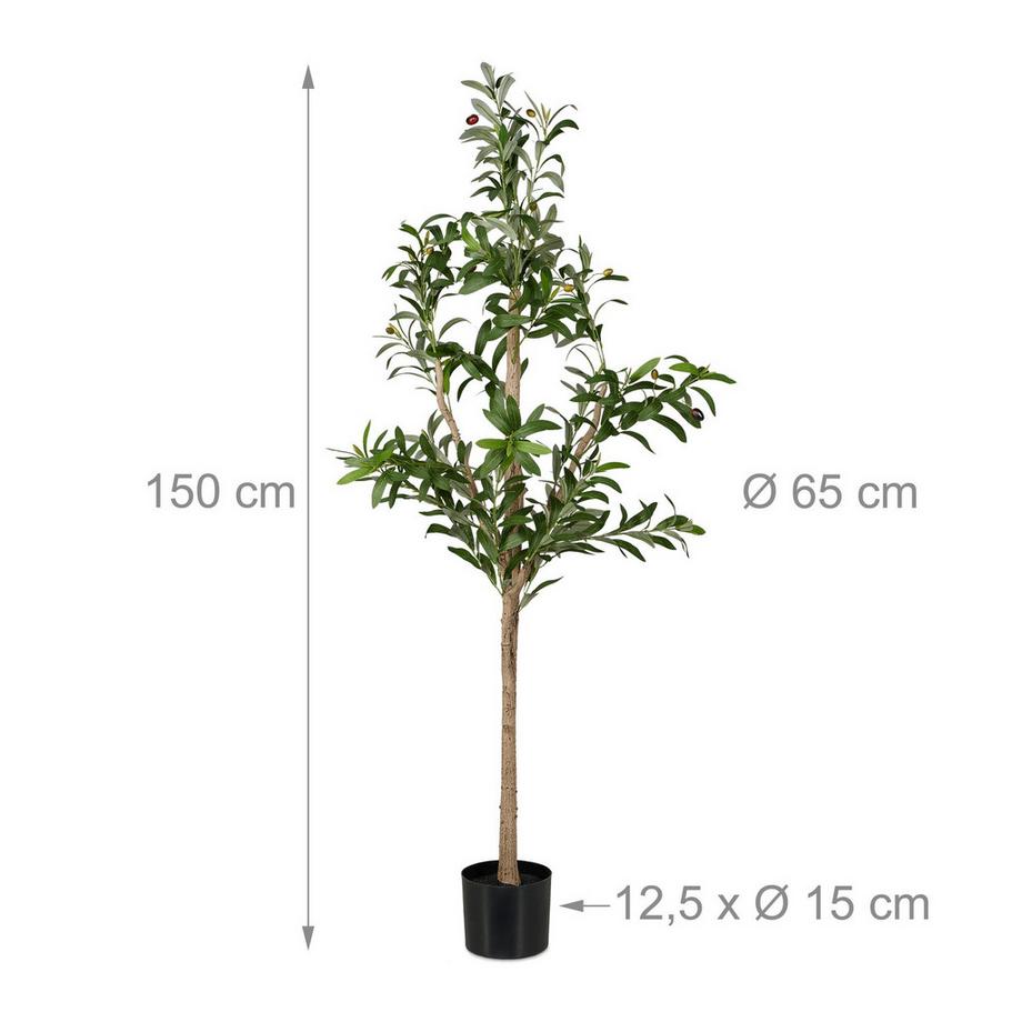 Northix Künstlicher Olivenbaum im Topf  
