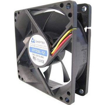 Chieftec AF-1225PWM système de refroidissement d’ordinateur Boitier PC Ventilateur Noir