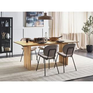 Beliani Esstisch aus MDF-Platte Klassisch MOORA  