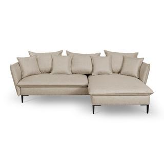 PASCAL MORABITO Canapé d'angle conible en tissu LAZARE de PASCAL MORABITO Angle droit  