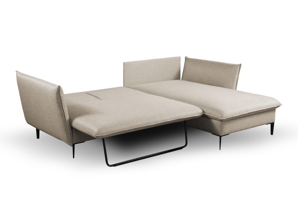 PASCAL MORABITO Canapé d'angle conible en tissu LAZARE de PASCAL MORABITO Angle droit  