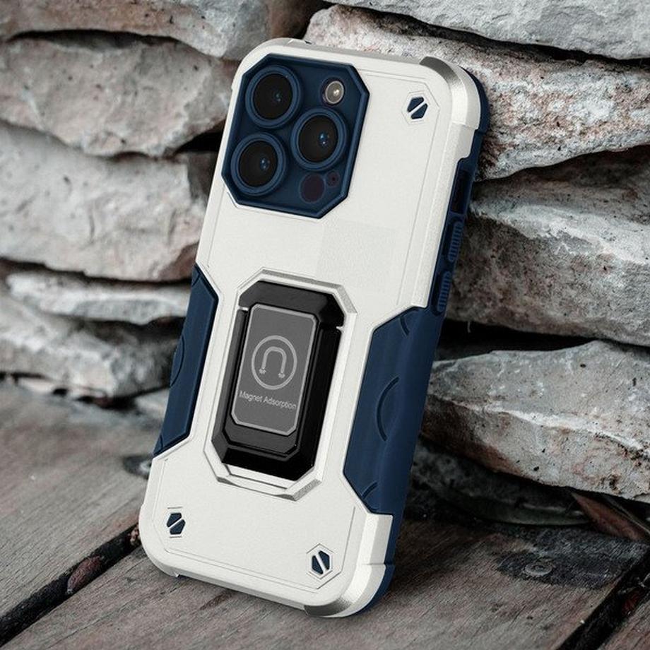 Avizar  Ring-Hülle Apple iPhone 14 Pro Weiß 