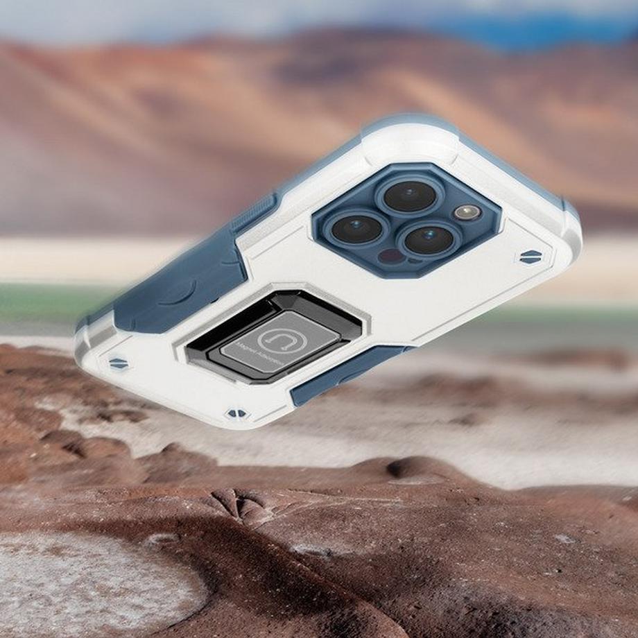 Avizar  Ring-Hülle Apple iPhone 14 Pro Weiß 