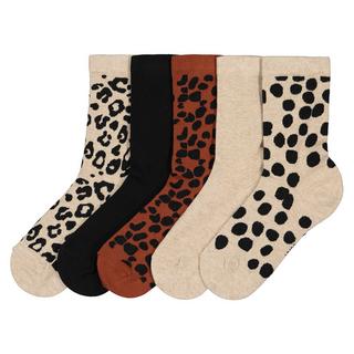 La Redoute Collections  Lot de 5 mi-chaussettes 